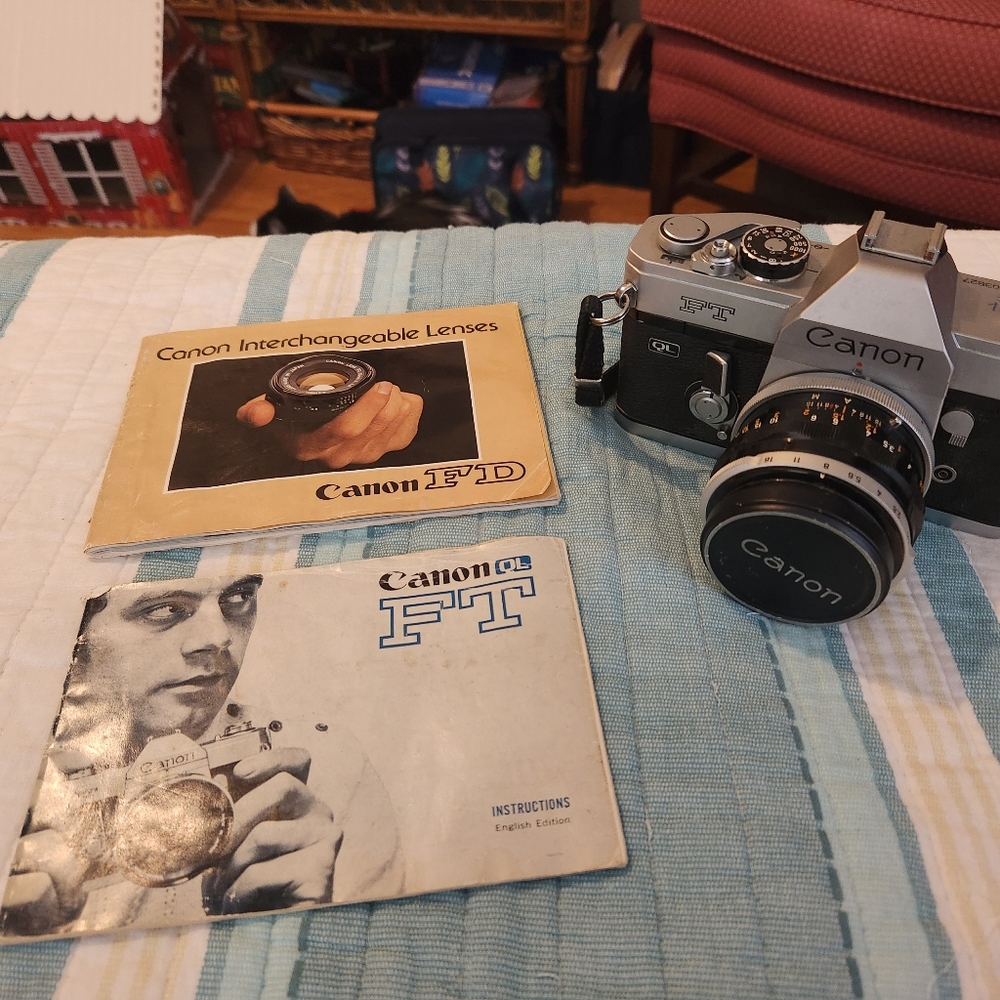 Canon FT film camera with 50mm FL lens